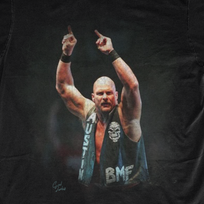 "Stone Cold - Middle Finger" Vintage Wrestling Tee
