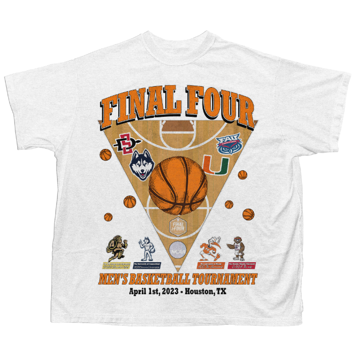 Final Four Men's Basketball Tournament 2023 Vintage Tee