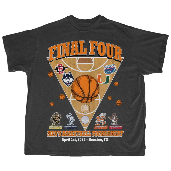 Final Four Men's Basketball Tournament 2023 Vintage Tee