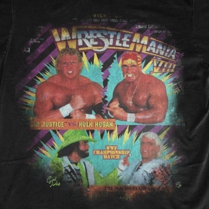 "WrestleMania VIII" Vintage Wrestling Tee